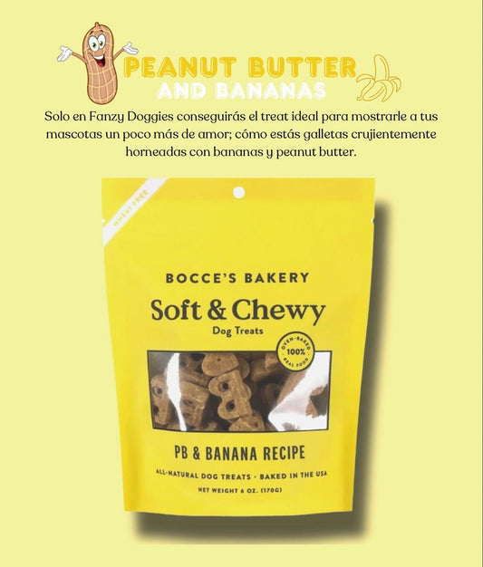 Peanut Butter  & Bana Bocce’s Treats