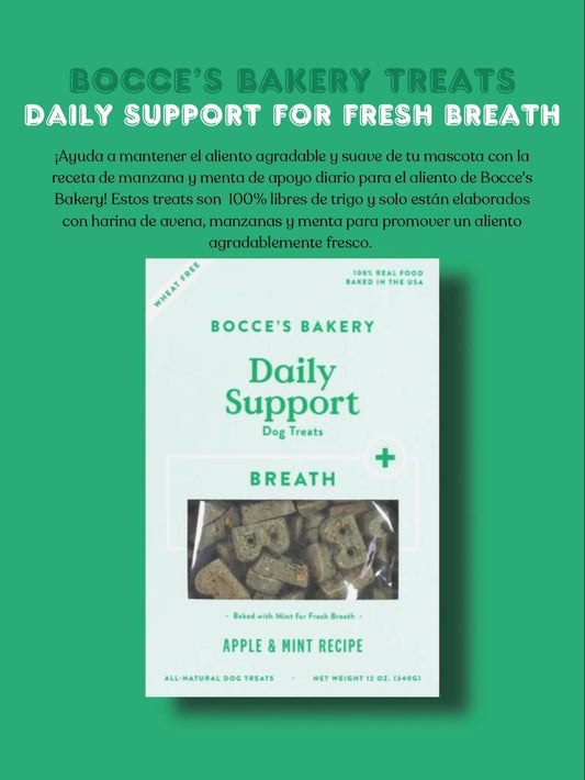 Daily Support For Fresh Breath Bocce’s Treats