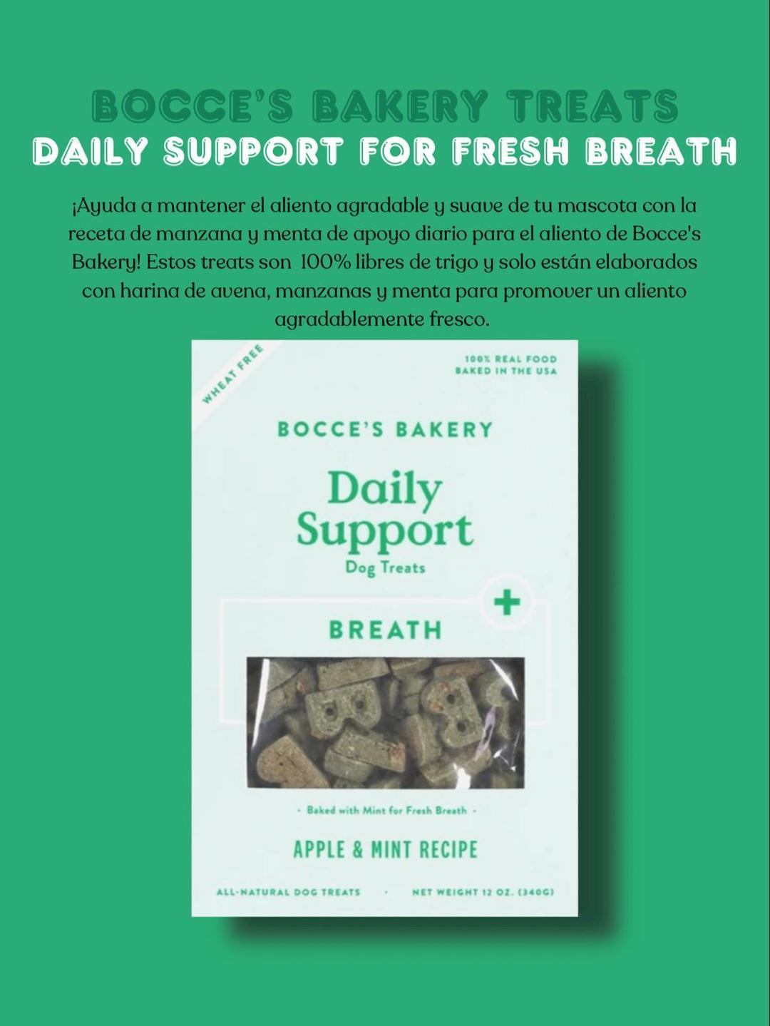 Daily Support For Fresh Breath Bocce’s Treats
