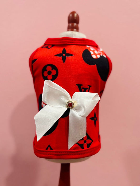 Minnie Red LV Top