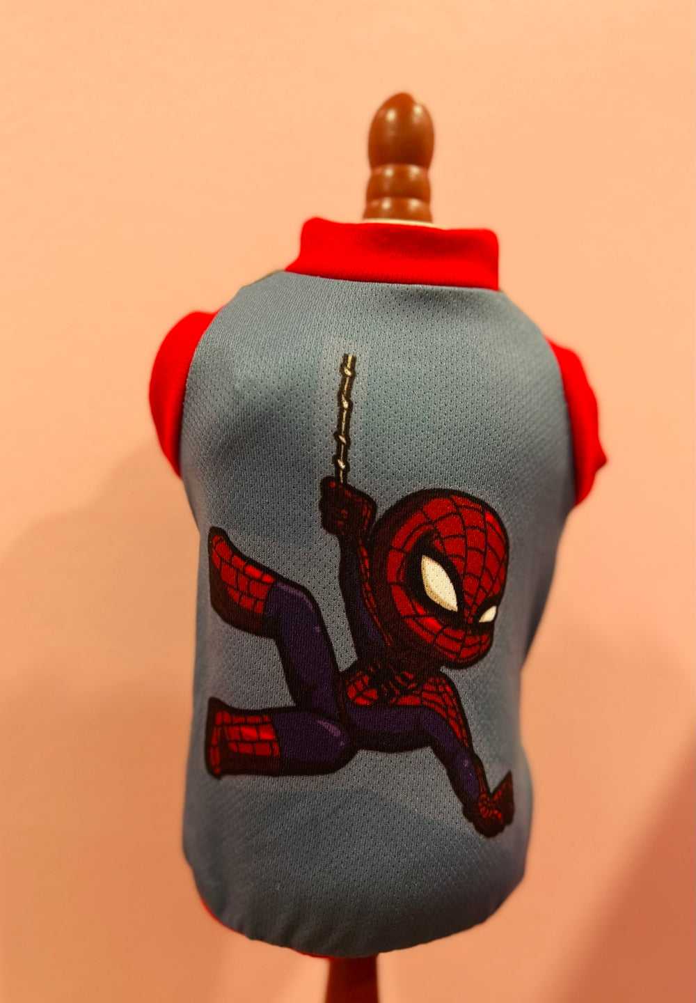 Gray spidey boy top