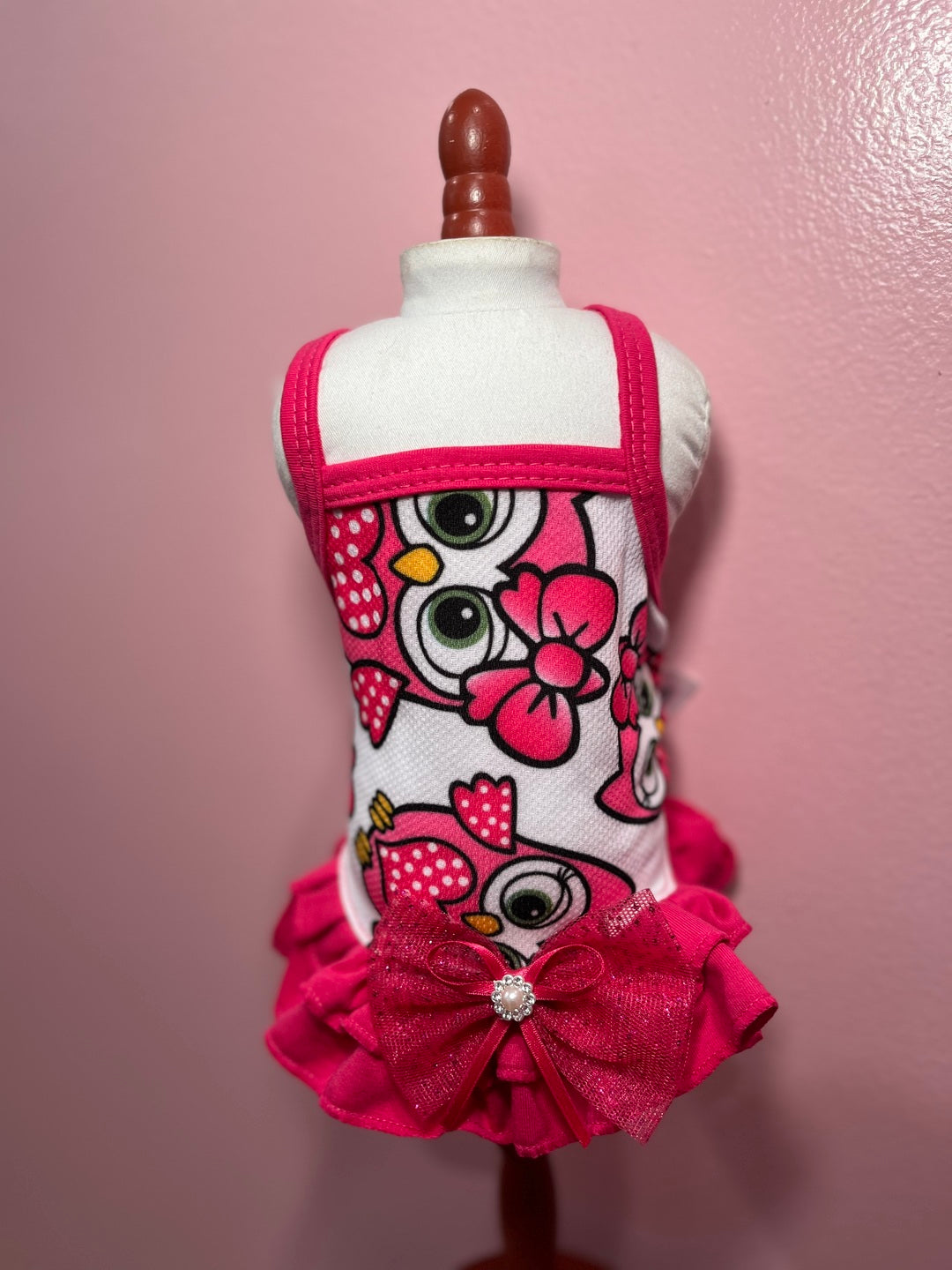 Owl Pink Dress